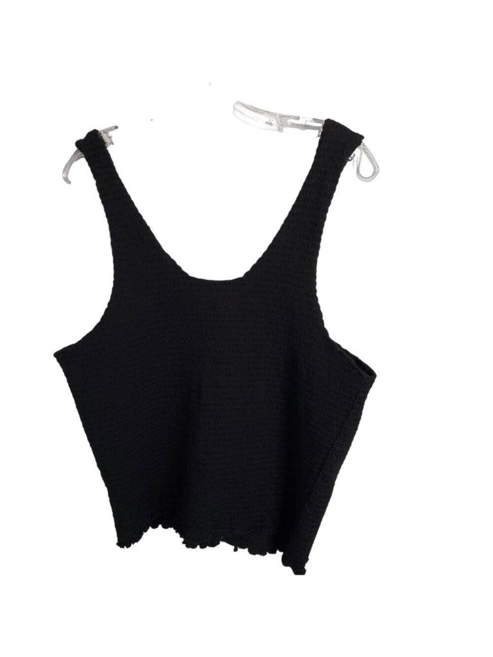 Hot Topic 4 Size 4X Top Smocked Lace Up Corset Tank Gothic Cottagecore Stretchy - Picture 3 of 9